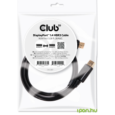 CLUB3D DisplayPort 1.4 HBR3 8K60Hz kábel M/M 1m kábel és adapter