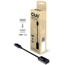 CLUB3D Displayport 1.4 - HDMI 2.0a adapter Fekete kábel és adapter
