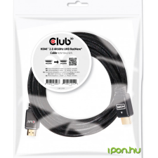 CLUB3D HDMI 2.0 Összekötő Fekete 10m CAC-2313 kábel és adapter