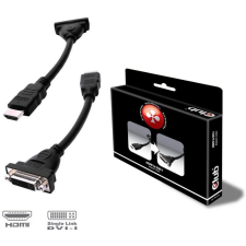 CLUB3D HDMI - DVI-I Single Link Passzív Adapter Fekete kábel és adapter