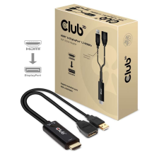 CLUB3D HDMI to DisplayPort 4K60Hz M/F Active Adapter kábel és adapter