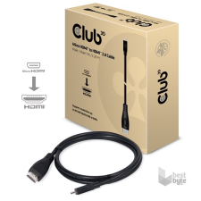 CLUB3D micro HDMI - HDMI 2.0 1m kábel kábel és adapter