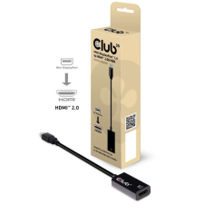 CLUB3D Mini DisplayPort 1.4 to HDMI 2.0b adapter kábel és adapter