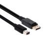 CLUB3D Mini DisplayPort to DisplayPort cable 2m Black