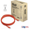 CLUB3D USB 2.0 Type C Összekötő Piros 4m CAC-1515