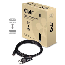 CLUB3D USB 3.1 Type-C - DisplayPort 1.4 cable 1, 8m Black kábel és adapter