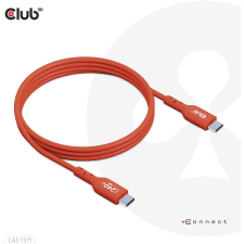 Club 3D CLUB3D CAC-1511 USB kábel 1 M USB 2.0 USB C Narancssárga (CAC-1511) kábel és adapter