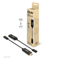Club 3D Kab club3d hdmi to usb type-c 4k60hz active adapter m/f cac-1333 kábel és adapter