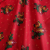 Cmixed CANDLE, karácsonyi pamut-poliészter vászon anyag, piros