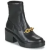 Coach Bokacsizmák KENNA LEATHER BOOTIE Fekete 37