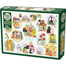 Cobble Hill 1000 db-os Puzzle - Cat Thoughts (40298) (0625012402989) puzzle, kirakós