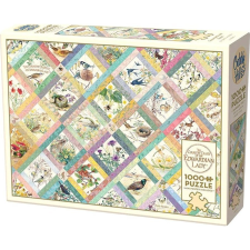 Cobble Hill 1000 db-os Puzzle - Country Diary - Quilt (40091) (0625012400916) puzzle, kirakós