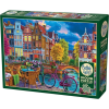 Cobble Hill 1000 db-os Puzzle - Cozy Street (40306) (0625012403061)