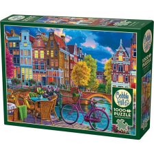 Cobble Hill 1000 db-os Puzzle - Cozy Street (40306) (0625012403061) puzzle, kirakós