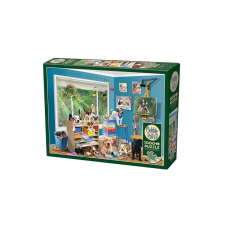 Cobble Hill 1000 db-os puzzle - Studio Pups (40251) puzzle, kirakós