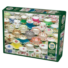 Cobble Hill 1000 db-os puzzle - Teacups (80034) puzzle, kirakós