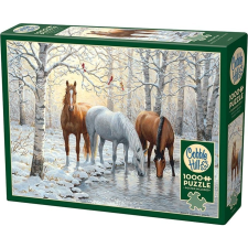 Cobble Hill 1000 db-os Puzzle - Winter Trio (40158) (0625012401586) puzzle, kirakós