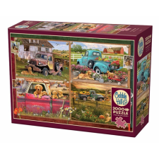 Cobble Hill 2000 db-os puzzle - Its a Dogs Life (49018) puzzle, kirakós