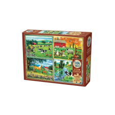  Cobble Hill 275 db-os Easy Handling puzzle - Country Friends (48002) puzzle, kirakós
