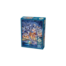 Cobble Hill 500 db-os puzzle - Ski Town (45098) puzzle, kirakós