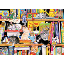 Cobble Hill családi puzzle macskák történetei 350 darabos puzzle, kirakós