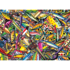 Cobble Hill horgász csalik kirakó 1000 darabos puzzle, kirakós
