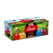 COBBYS PET LUCAT XXL BOX 40x100g alutasak macskáknak csirke+marha+máj+hal macskaeledel