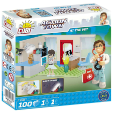 Cobi - Action Town kisállatkórház rendelő építőjáték készlet barkácsolás, építés