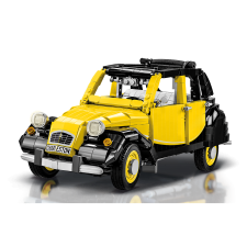 Cobi Citroen 2CV Charleston autó 1465 darabos építő készlet (COBI-24341) autópálya és játékautó