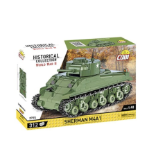 Cobi Sherman M4A1 tank műanyag modell (1:48) (2715) autópálya és játékautó