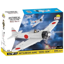 Cobi Toys COBI: Mitsubishi A6M2 Zero-Sen repülőgép építőjáték (5729) kreatív és készségfejlesztő