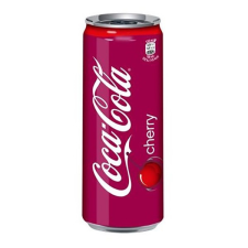 Coca-Cola Üdítőital szénsavas COCA-COLA Cherry dobozos 0,33L üdítő, ásványviz, gyümölcslé