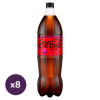 Coca-Cola Zero Cherry cola ízű energiamentes szénsavas üdítőital cseresznye ízesítéssel (8x1,75 liter)