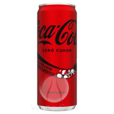 COCA Cola Zero Sleek CAN 0,33l - DRS üdítő, ásványviz, gyümölcslé