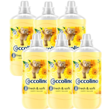 COCCOLINO Fresh & Soft Happy Yellow Öblítő koncentrátum 348 mosás 6x1450ml tisztító- és takarítószer, higiénia