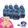 COCCOLINO Fresh Sky ultrakoncentrált öblítő 4x870 ml (232 mosás)