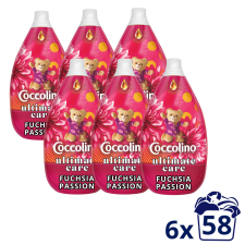 COCCOLINO Fuchsia Passion ultrakoncentrált öblítő (6x870 ml) tisztító- és takarítószer, higiénia