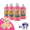 COCCOLINO Honeysuckle&amp;Sandalwood öblítőkoncentrátum 4x1275 ml (204 mosás)