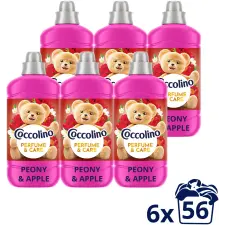 COCCOLINO Peony & Apple 6×1,288 l (56 mosás) tisztító- és takarítószer, higiénia
