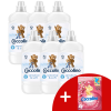 COCCOLINO Sensitive &amp; Soft Öblítő koncentrátum 348 mosás 6x1450ml + Ajándék Coccolino Illatpárna