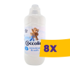 COCCOLINO Sensitive &amp; Soft öblítő koncentrátum Sensitive Pure 975ml - 39 mosás (Karton - 8 db)