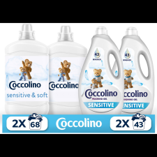 COCCOLINO Sensitive Mosószer és öblítő, 6,84 l (222 adag) (8720182931412) tisztító- és takarítószer, higiénia