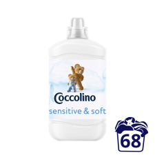 COCCOLINO Sensitive Pure öblítőkoncentrátum 1700 ml (68 mosás) tisztító- és takarítószer, higiénia