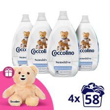 COCCOLINO Sensitive Pure ultrakoncentrált öblítő 4x870 ml (232 mosás) tisztító- és takarítószer, higiénia
