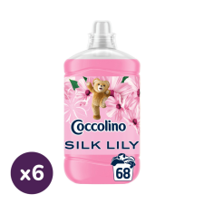 COCCOLINO Silk Lily öblítőkoncentrátum 6x1700 ml (408 mosás) tisztító- és takarítószer, higiénia