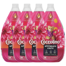 COCCOLINO Ultimate Care Fuchsia Passion ultrakoncentrált Öblítő 232 mosás 4x870ml tisztító- és takarítószer, higiénia