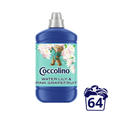 COCCOLINO Water Lily&Pink Grapefruit öblítőkoncentrátum 1600 ml (64 mosás) tisztító- és takarítószer, higiénia