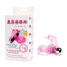 Cock Ring With Bullet Vibrator Pink péniszgyűrű