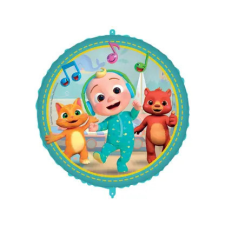 Cocomelon Music fólia lufi 46 cm party kellék