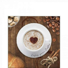 Coffee Time papírszalvéta 25x25cm, 20db-os papírárú, csomagoló és tárolóeszköz